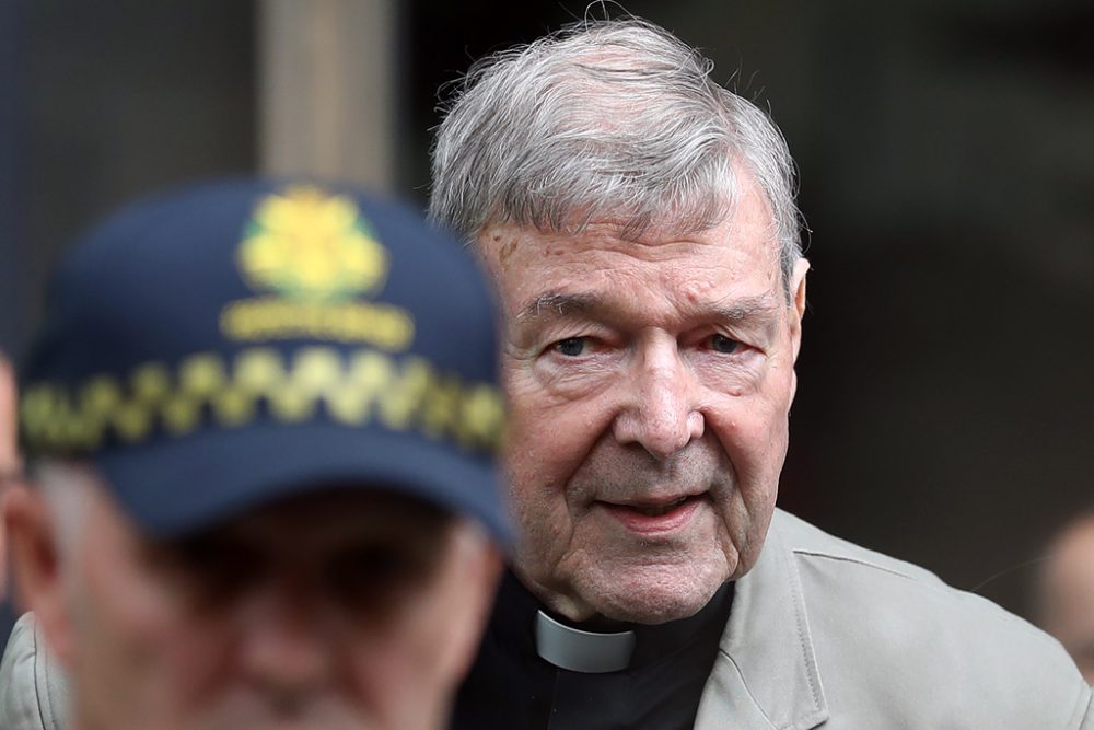 George Pell am 26. Februar nach seiner Gerichtsverhandlung in Melbourne (Bild: Asanka Brendon Ratnayake/AFP)