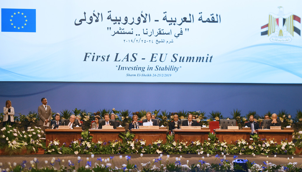 Abschlusspressekonferenz zum Gipfel von Europäischer Union und Arabischer Liga