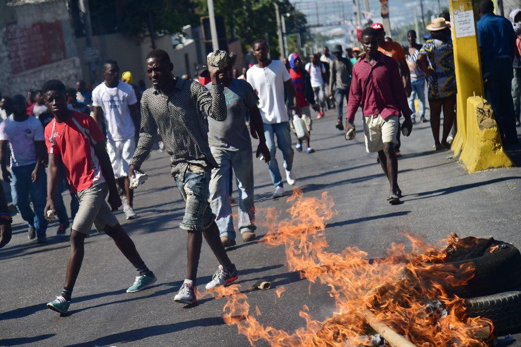 Fünfter Tag der Proteste in Port-au-Prince
