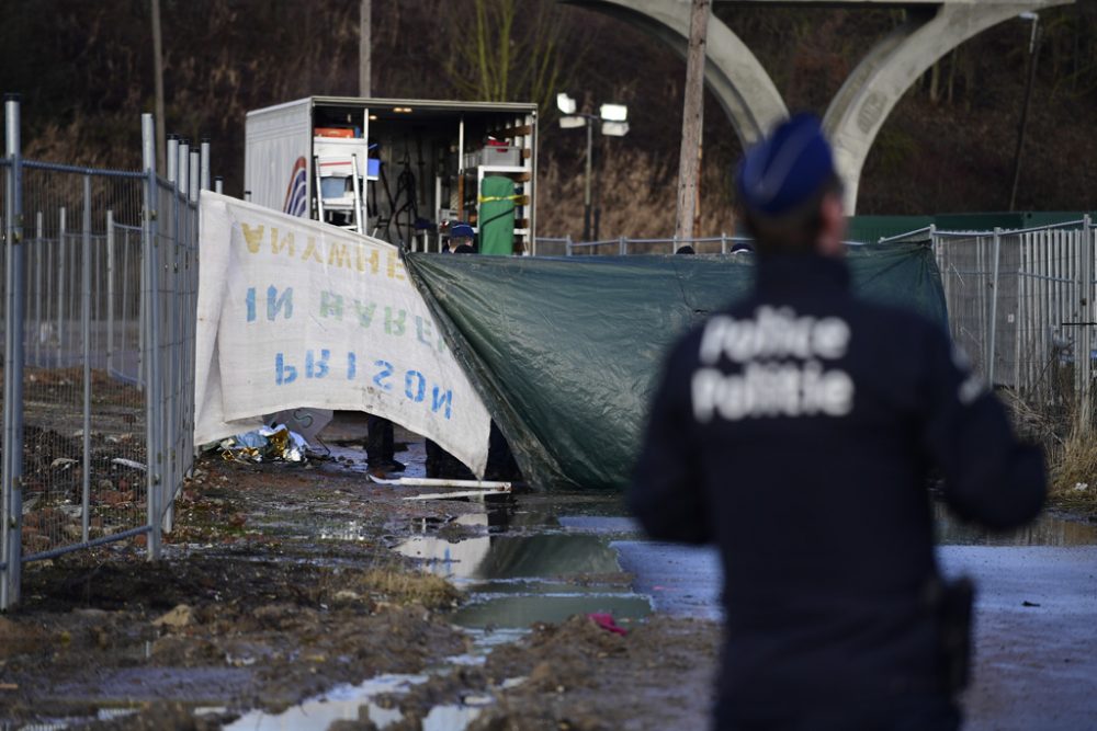 Polizeieinsatz an der Gefängnis-Baustelle in Haren