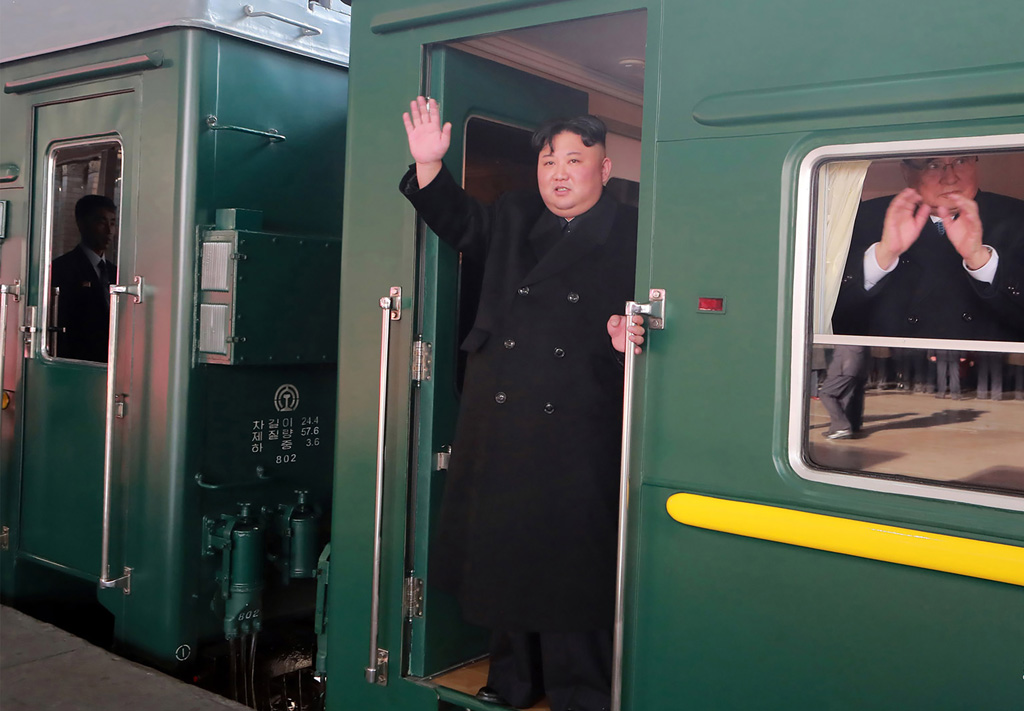 Kim Jong Un macht sich auf den Weg