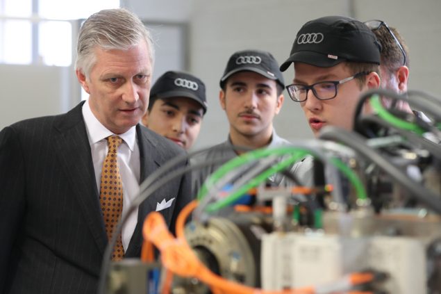 König Philipp besuchte Brüsseler Audi-Werk