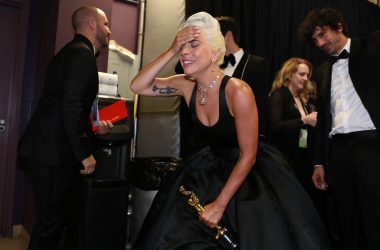 Lady Gaga schien ihr Glück kaum fassen zu können (Bild: Matt Sayles/A.M.P.A.S./AFP)