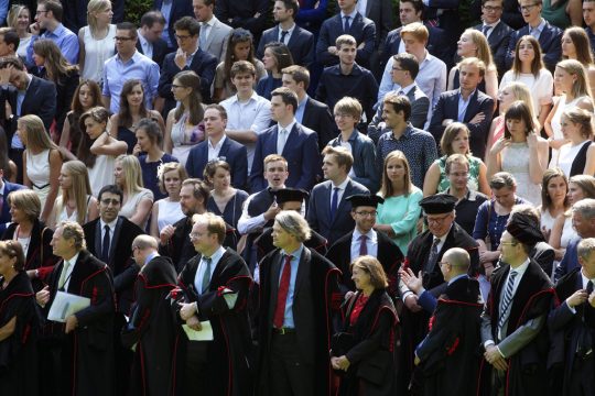 Abschlussfeier an der Uni Löwen