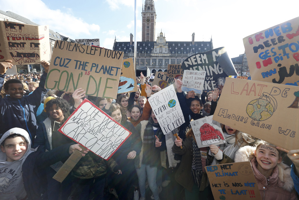 Klima-Demo der Schüler in Löwen
