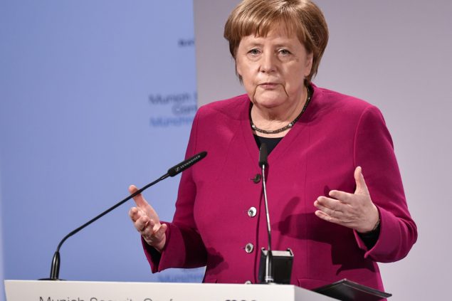Angela Merkel hat auf der Münchner Sicherheitskonferenz