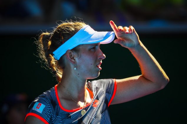 Elise Mertens beim Australian Open in Melbourne - Bild: Patrick Hamilton/ belga