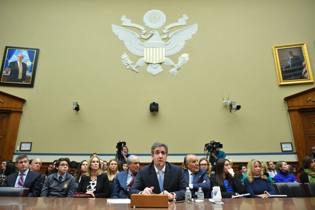 Michael Cohen am 27. Februar in Washington DC (Bild: Mandel Ngan/AFP)