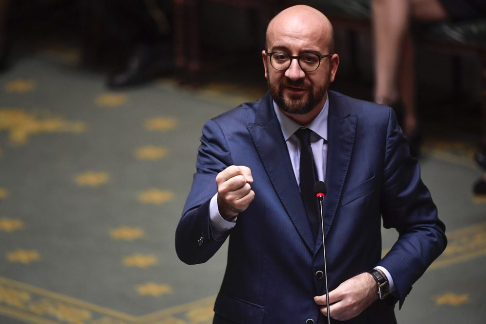 Charles Michel in der Kammer