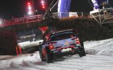 Thierry Neuville/Nicolas Gilsoul im Hyundai i20 beim Auftakt der Rallye Schweden (Bild: Austral/Hyundai Motorsport)