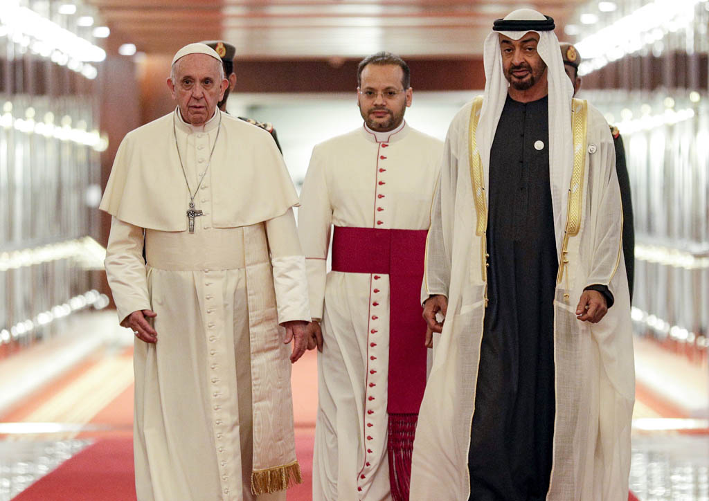 Der Papst in den Vereinigten Arabischen Emiraten