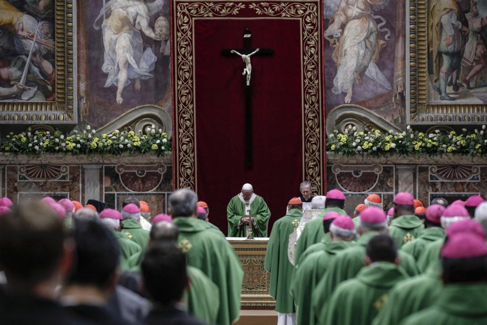 Papst Franziskus am letzten Tag des Anti-Missbrauchsgipfels