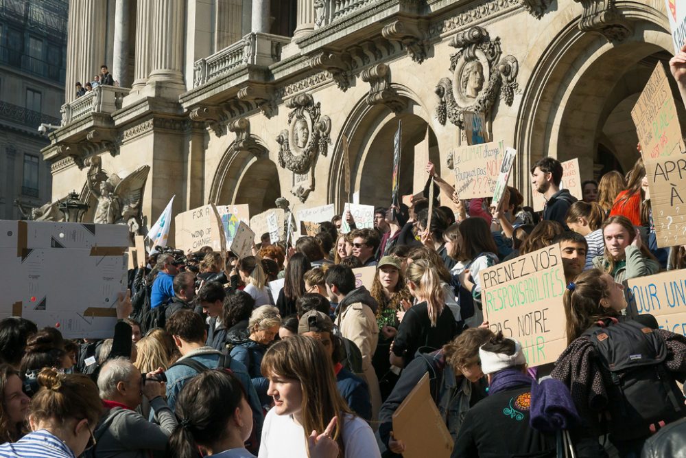 Klimademo in Paris