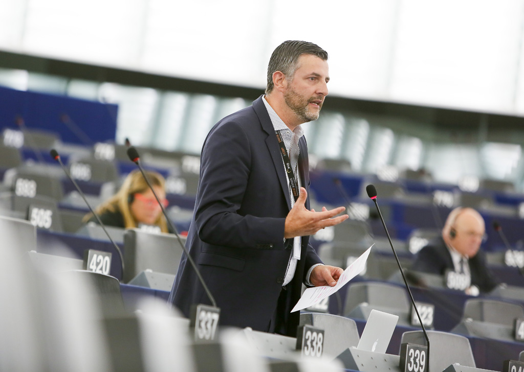 Pascal Arimont im EU-Parlament (Bild: Büro Arimont)