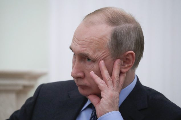 Russland Präsident Wladimir Putin (Bild: Maxim Shemetov/Pool/AFP)