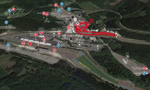 Rallycross-Strecke an der Rennstrecke von Spa-Francorchamps (Bild: Circuit de Spa-Francorchamps)