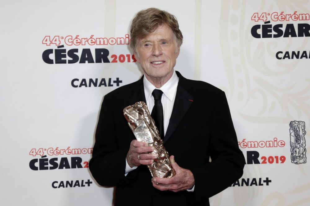 Robert Redford mit seinem Ehren-César