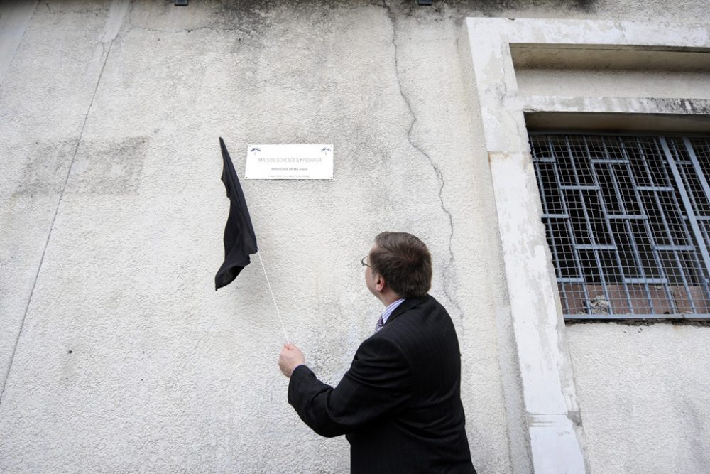 Der damalige Außenminister Steven Vanackere bei der Eröffnung des Schengen-Hauses im Januar 2010 (Bild: Dirk Waem/Belga)