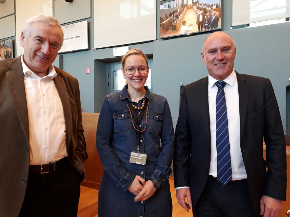 Die Autoren der Resolution: Josy Arens, Jenny Baltus-Möres und André-Pierre Puget (Bild: Büro Baltus-Möres)