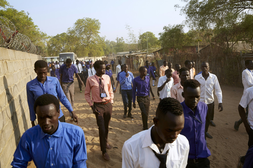 Studenten in Juba