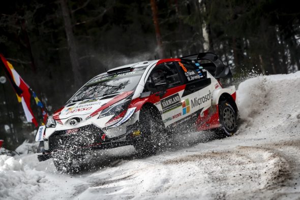 Ott Tänak/Martin Järveoja im Toyota Yaris WRC bei der Rallye Schweden (Bild: Toyota Gazoo Racing)