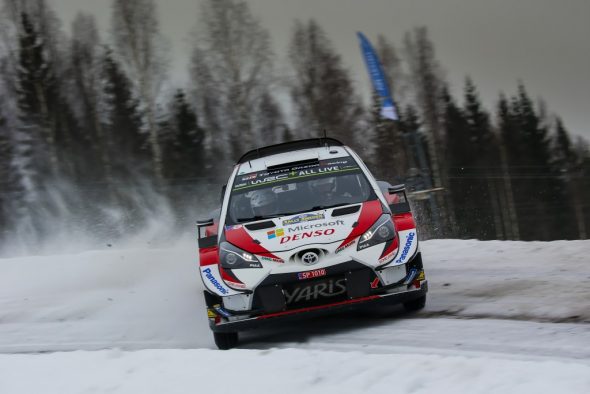 Ott Tänak/Martin Järveoja im Toyota Yaris WRC bei der Rallye Schweden