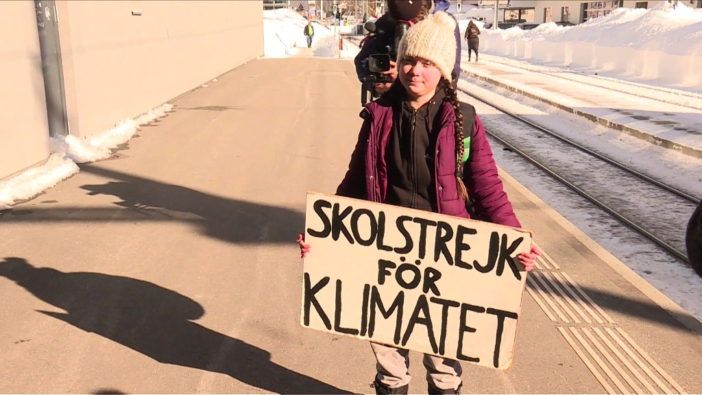 Die 16-jährige Klimaaktivistin Greta Thunberg aus Schweden (Bild: Afp/ Agnès Pedrero)