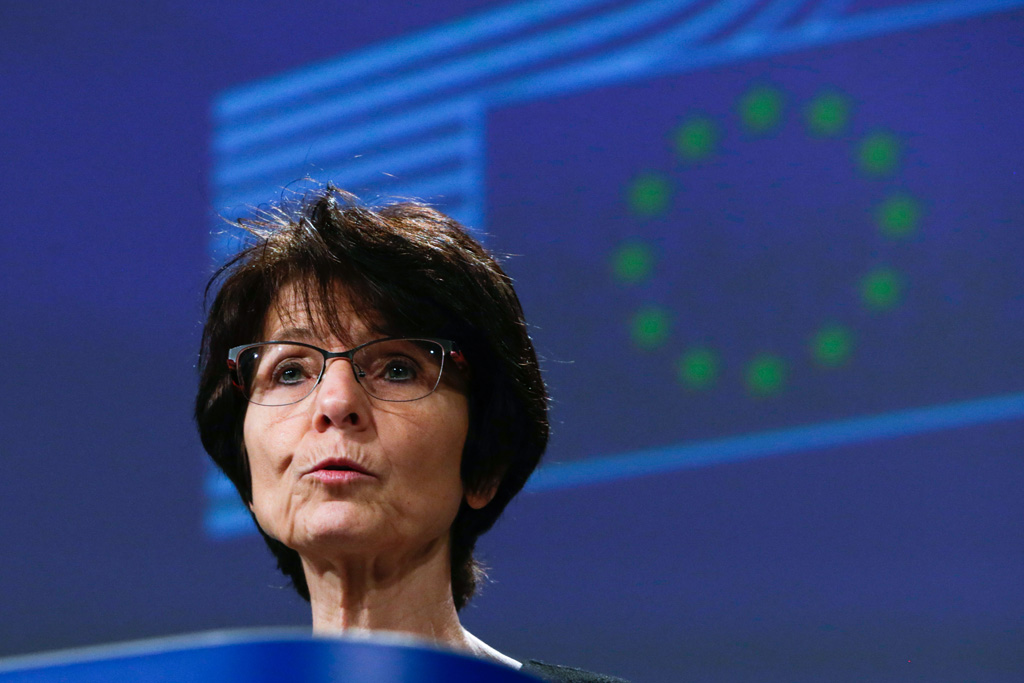 EU-Sozialkommissarin Marianne Thyssen am Donnerstag in Brüssel