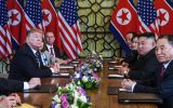 Gipfeltreffen von Donald Trump und Kim Jong Un am 28. Februar in Hanoi (Bild: Saul Loeb/AFP)