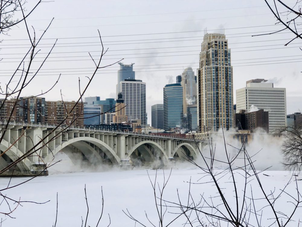 Minneapolis, Minnesota am 31. Januar