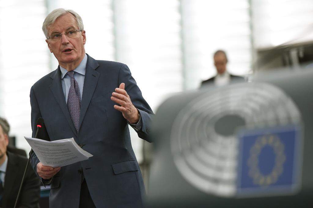 Michel Barnier im EU-Parlament