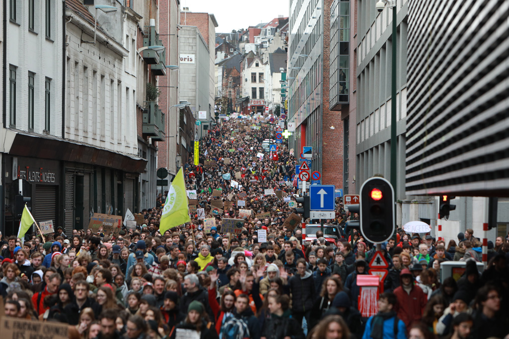 Klima-Demo in Brüssel (Bild: Paul-Henri Verlooy/Belga)