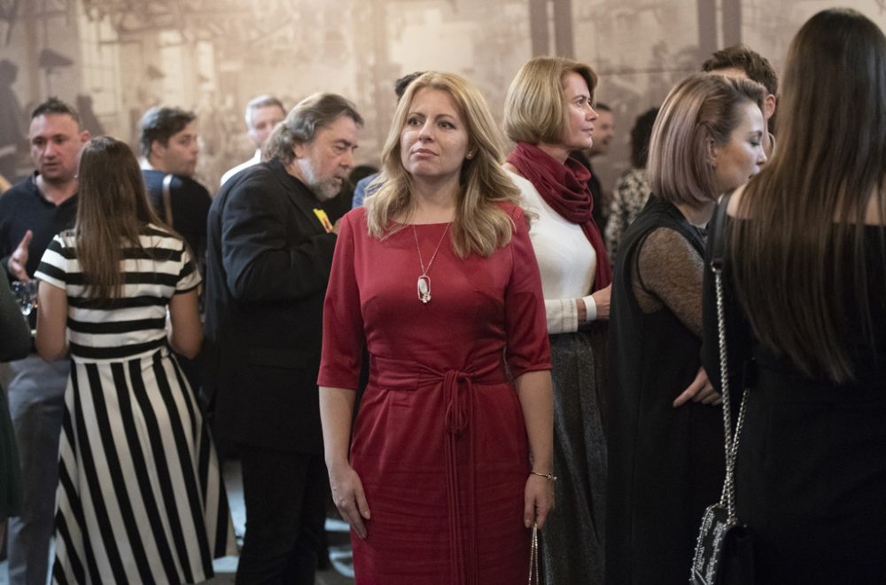 Zuzana Caputova am 16. März in Bratislava (Bild: Joe Klamar/AFP)