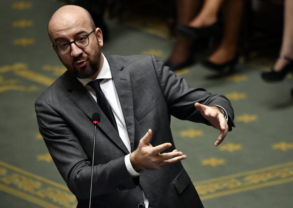 Charles Michel in der Kammer