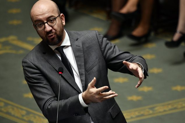 Charles Michel in der Kammer