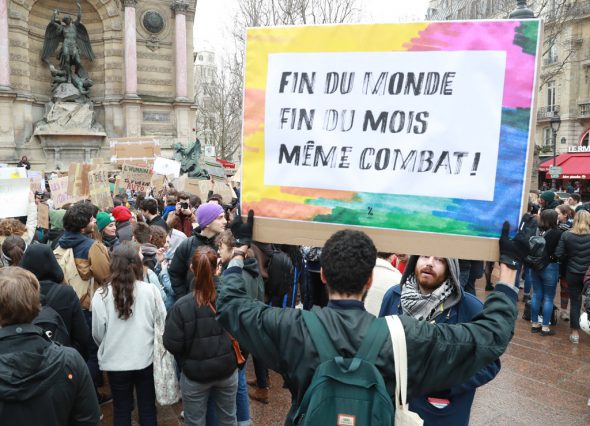 Klima-Demo in Paris (Bild: Jacques Demarthon/AFP)