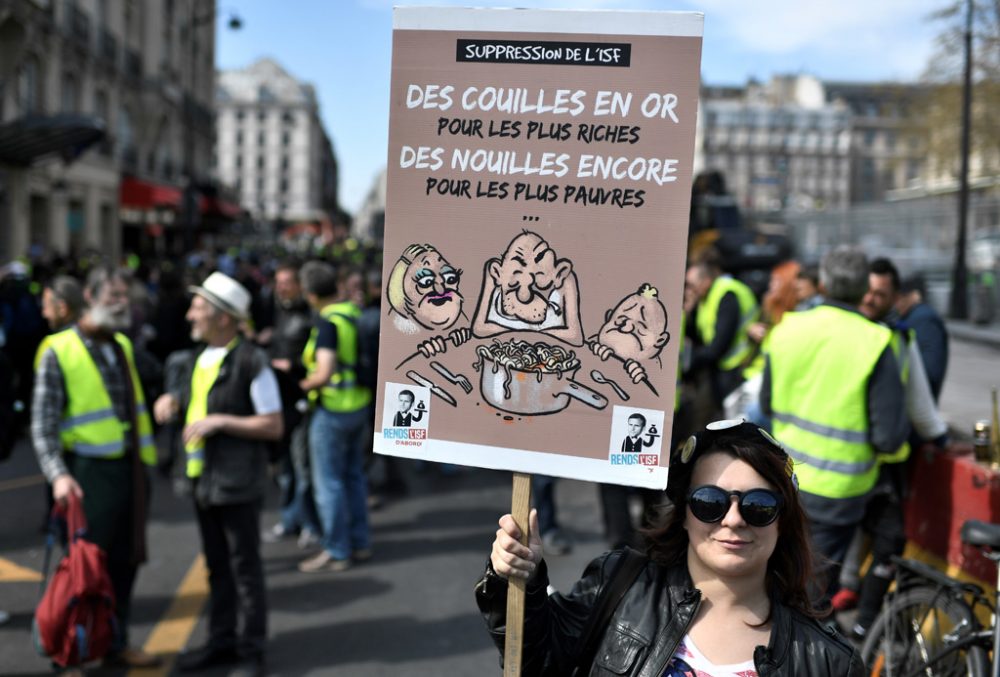 Gelbwesten-Proteste in Paris