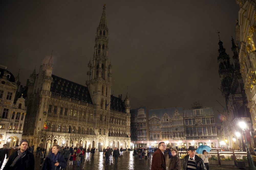 Earth Hour in Brüssel (Archivbild: Nicolas Maeterlinck/Belga)