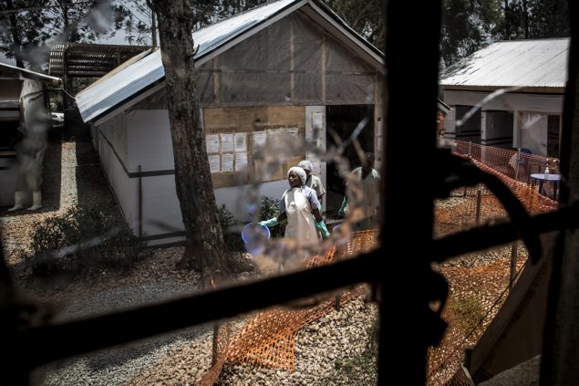 Ebola-Behandlungszentrum im Kongo