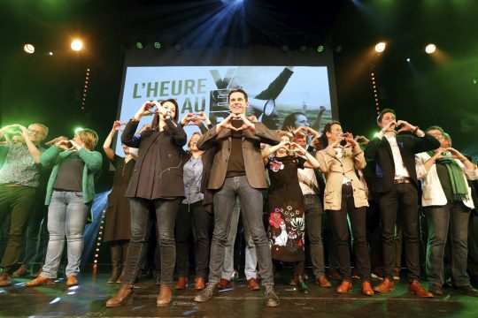 Ecolo-Kongress am 17. März in Brüssel (Bild: Nicolas Maeterlinck/Belga)