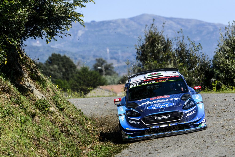 Elfyn Evans/Scott Martin bei der Rallye Frankreich - Tour de Corse (Bild: M-Sport)