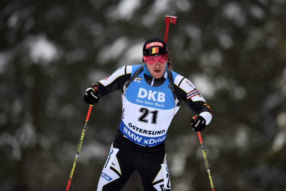 Florent Claude in Östersund (Bild: Jonathan Nackstrand/AFP)