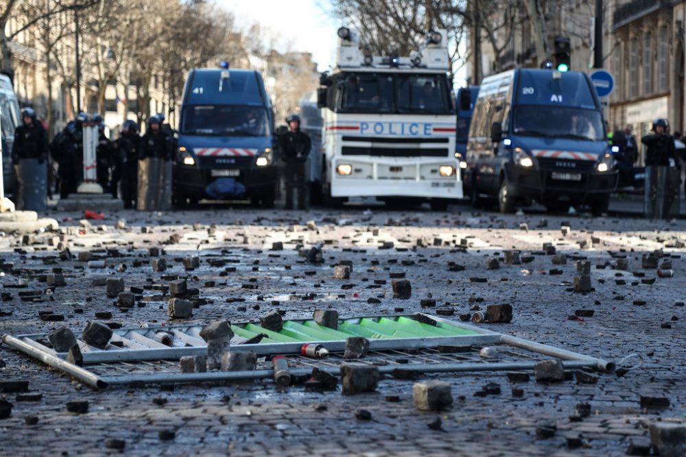 Gelbwesten-Proteste am 16. März in Paris