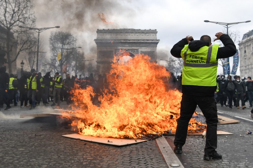 Protest der Gelbwesten am 16. März in Paris