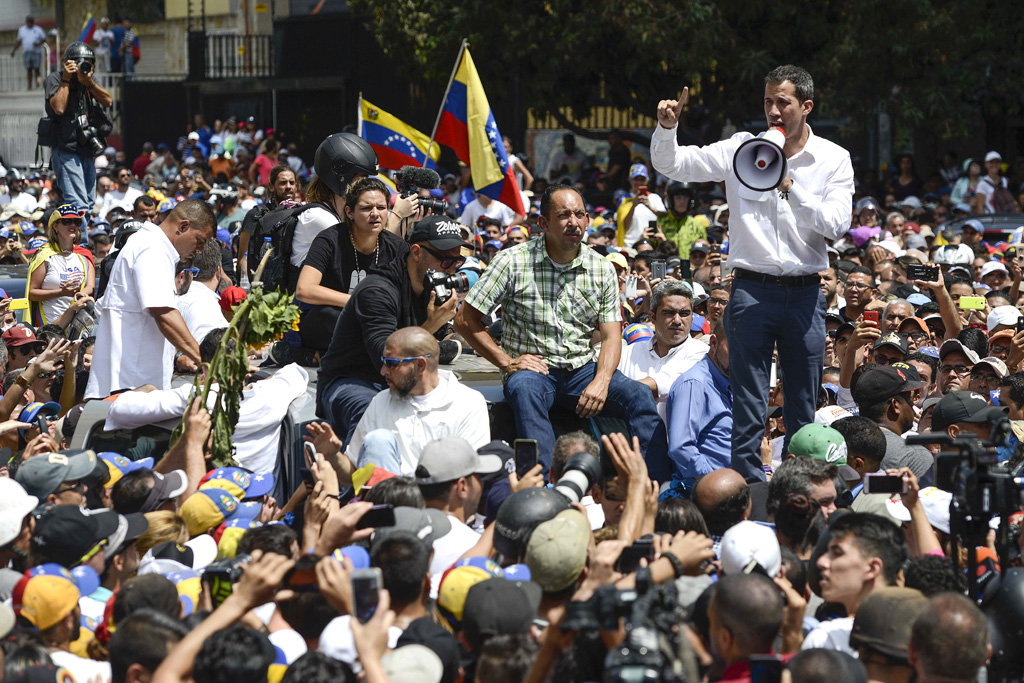 Juan Guaidó in Caracas