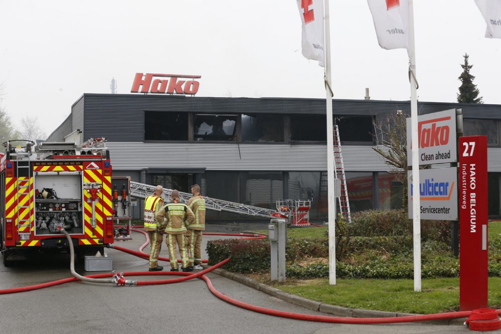 Großbrand bei Hako in Erpe-Mere gelöscht