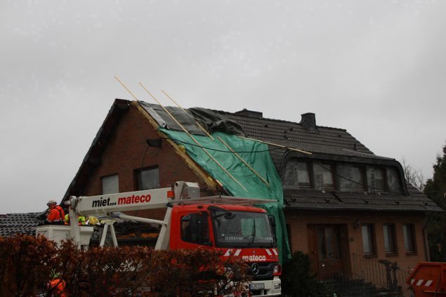 Nach Tornado: Schäden in Roetgen (Bild: Dogan Malicki/BRF)