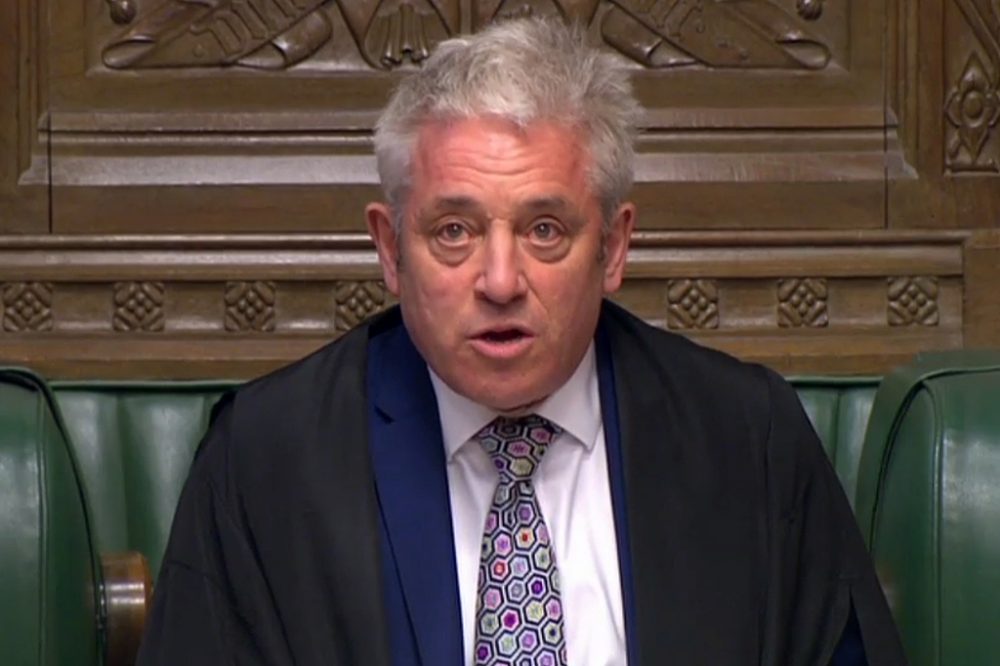 Der britische Parlamentspräsident John Bercow