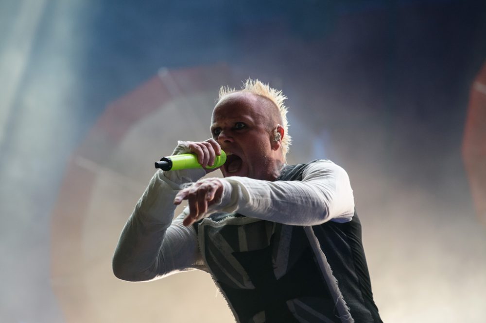 Keith Flint bei einem Konzert in Seoul im August 2015 (Archivbild: Ed Jones/AFP)