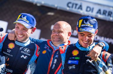 Thierry Neuville und Nicolas Gilsoul gewinnen die Rallye Korsika (Bild: Austral/Hyundai Motorsport)